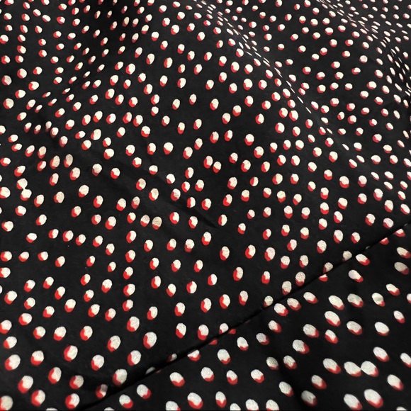 EXPRESS Square Neck Ruffle Wrap Dress - Picture 9 of 16